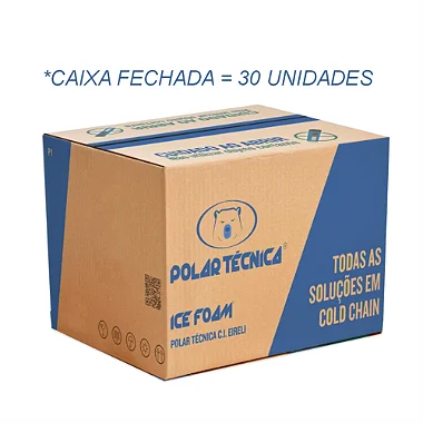 Gelo Artificial Espuma Ice Foam 400g | Caixa Fechada com 30 Unidades