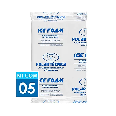 Gelo Artificial Espuma Ice Foam 700g | 05 unidades