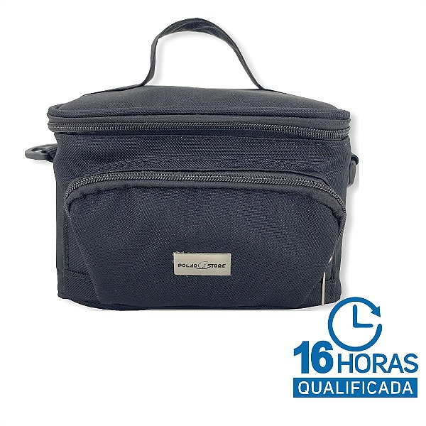 Bolsa para medicamentos Térmica | Pocket Preta 5 Litros | 2 IF400