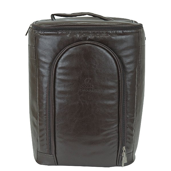 Bolsa Térmica para Vinho Marrom para 4 Garrafas