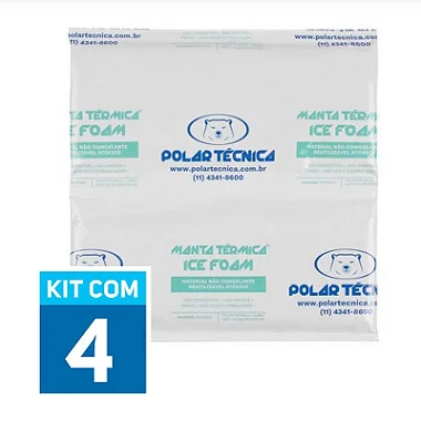 Manta Térmica 2 Lâminas (1cm espessura) Kit com 4 Unidades
