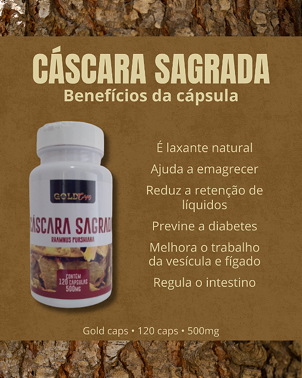 Cáscara Sagrada | 60 Capsulas - 500mg