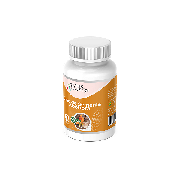 Óleo De Semente De Abobora Natus Plus 60 Caps 500mg