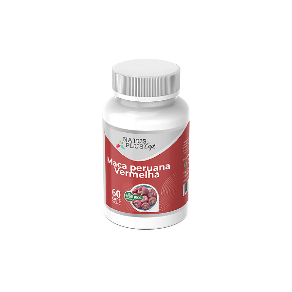 Maca Peruana Vermelha Natus Plus | 60 Capsulas - 500mg