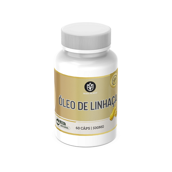 Óleo de Linhaça Mais Plant | 60 Capsulas - 500mg