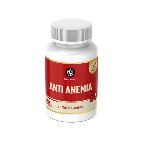 Anti Anemia Mais Plant | 60 Capsulas - 500mg