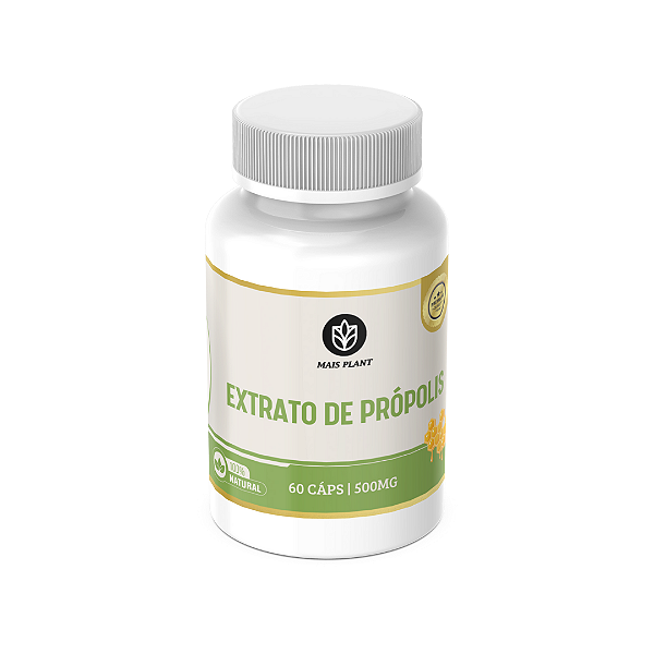 Extrato de Própolis Mais Plant | 60 Capsulas - 500mg