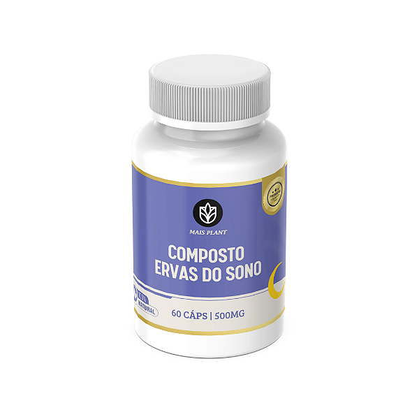 Composto Ervas do Sono Mais Plant | 60 Capsulas - 500mg