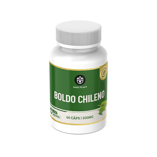 Boldo Chileno Mais Plant | 60 Cápsulas - 500mg