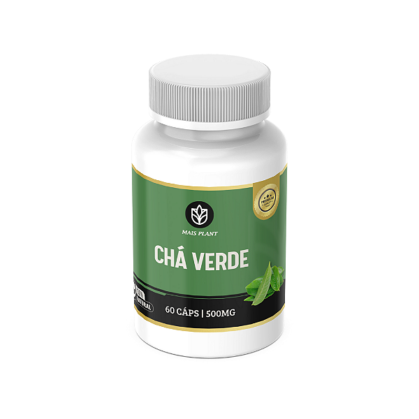 Chá Verde Mais Plant | 60 Cápsulas - 500mg