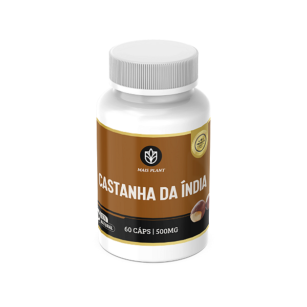 Castanha da Índia Mais Plant | 60 Cápsulas - 500mg