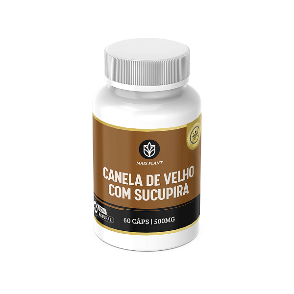 Canela Velho com Sucupira Mais Plant | 60 Capsulas - 500mg