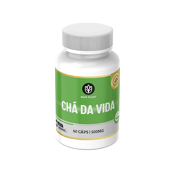 Chá da Vida Mais Plant | 60 Cápsulas - 500mg