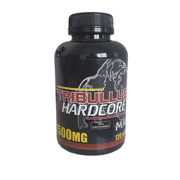 Tribullus Hardcore 1500mg com Maca - 120 caps