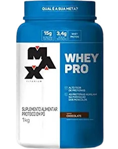 Whey pro Max Titanium 1kg Chocolate