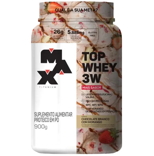 Top Whey 3W Natural Morango