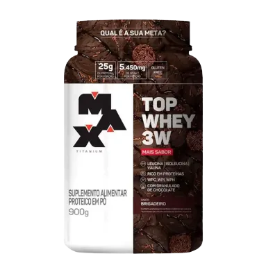 Top Whey 3w 900g Brigadeiro