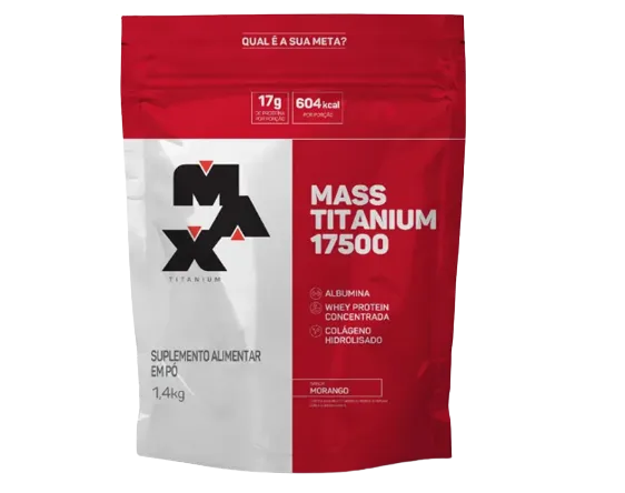 Mass Titanium Refil 1,4kg Morango