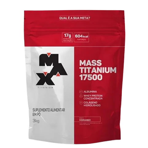Mass Titanium Refil 3kg Morango