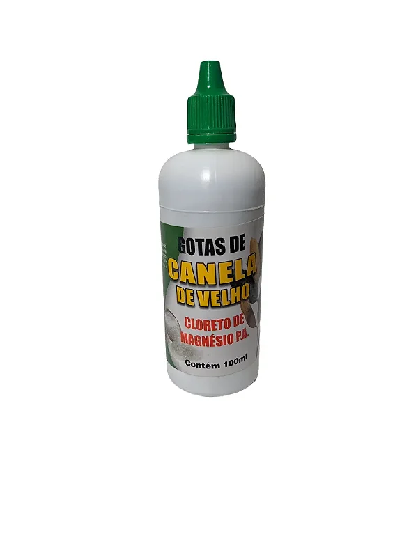 Gotas de Canela de Velho com Cloreto de Magnésio 100ml