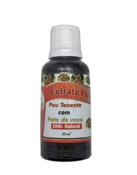 Extrato Fluído de Pau Tenente com Pata de Vaca, 30 ml
