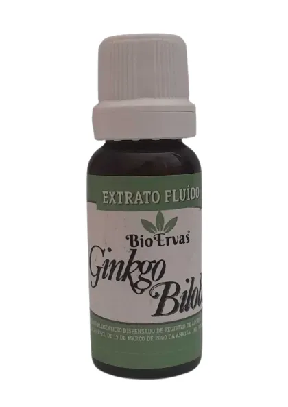 Extrato Fluído de Ginkgo Biloba, 20 ml