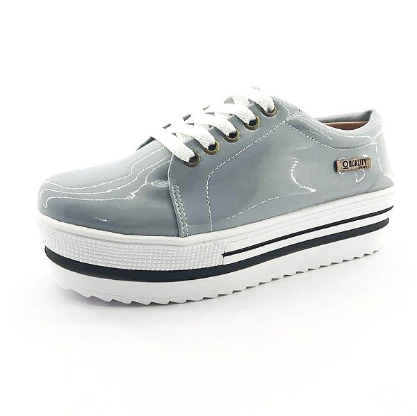 tenis flatform sola alta