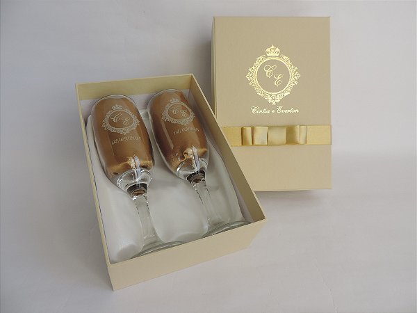 Taça de Champanhe - Kit Duplo