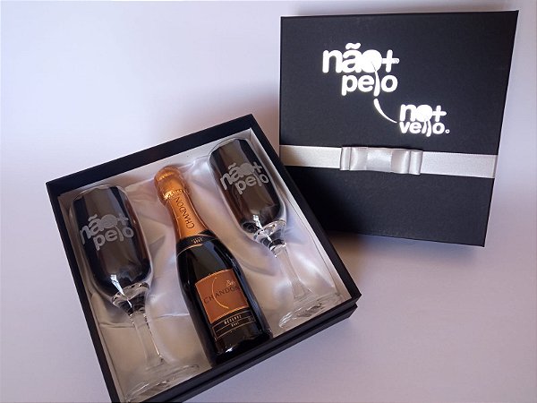 Taça de Champanhe - Kit Duplo + Espaço 187ml