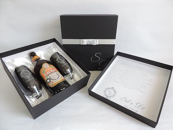 Taça de Cerveja - Kit Duplo + Mensagem Interna + Espaço Artesanal 600ml