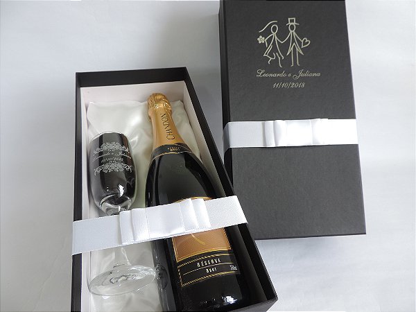 Taça de Champanhe - Kit Individual + Espaço 750ml