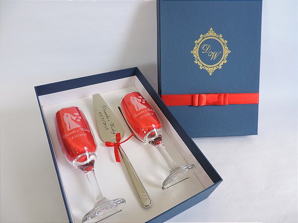 Kit com espátula Personalizada - Taças de Vidro Modelos3