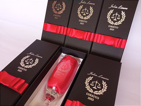 Taça de Champanhe - Kit Individual - FORMATURA