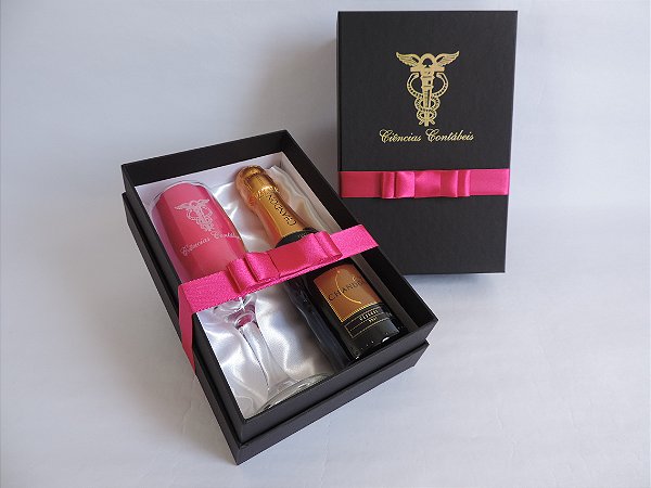 Taça de Champanhe - Kit Individual Formatura + Espaço 187ml