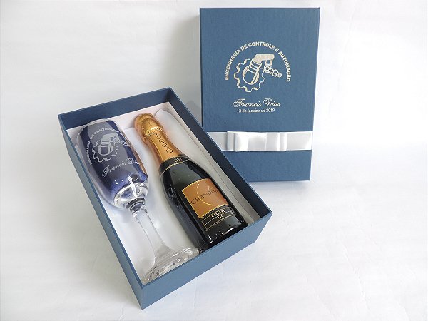 Taça de Champanhe - Kit Individual Formatura + Espaço 187ml