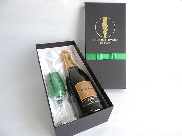Taça de Champanhe - Kit Individual + Espaço 750ml - FORMATURA