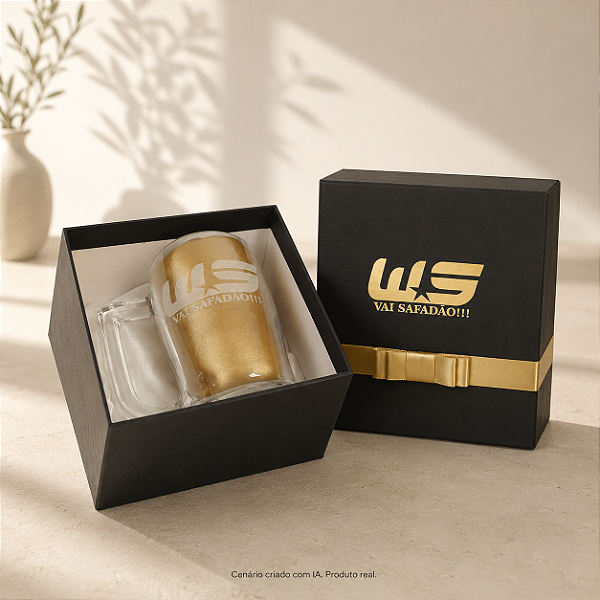 Kit Caneca de Cerveja Personalizada | Caixa