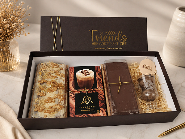 Presente: Kit de Café e Cappuccino personalizados