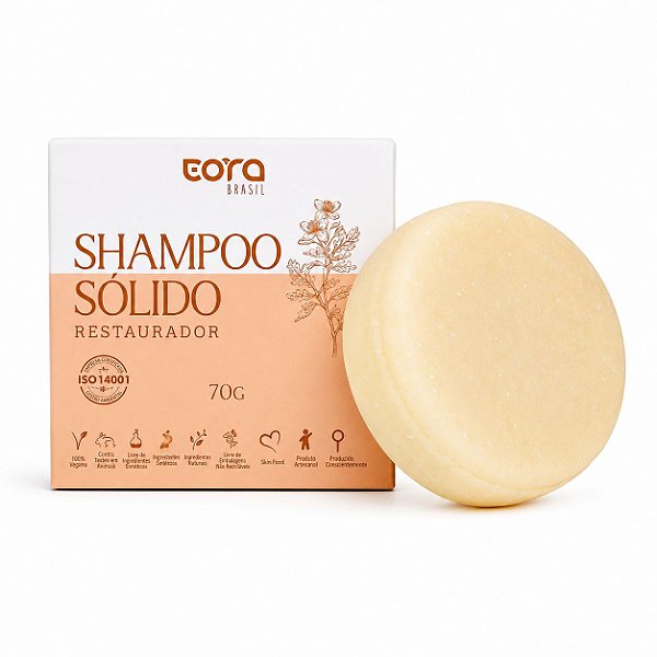 Shampoo Sólido Restaurador - Eora Brasil