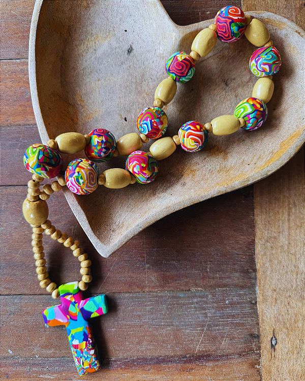 Terço Dezena Color (27cm)