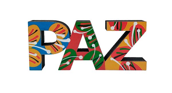 Palavra Estampada Paz