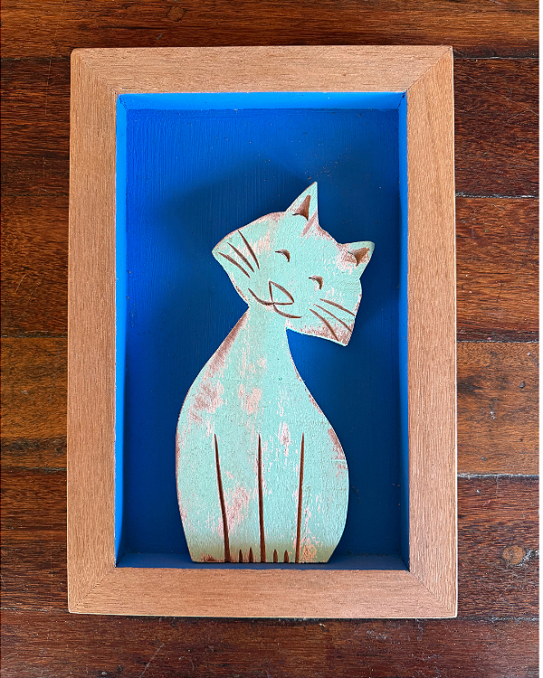Quadro Gatinho (30x20cm)