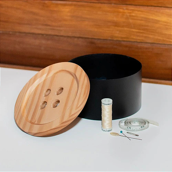 Caixa Costura Botão