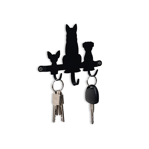 Porta-Chave 3 Cachorros