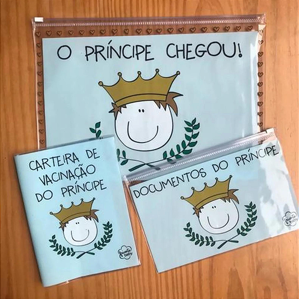Kit Documentos Infantil - Príncipe