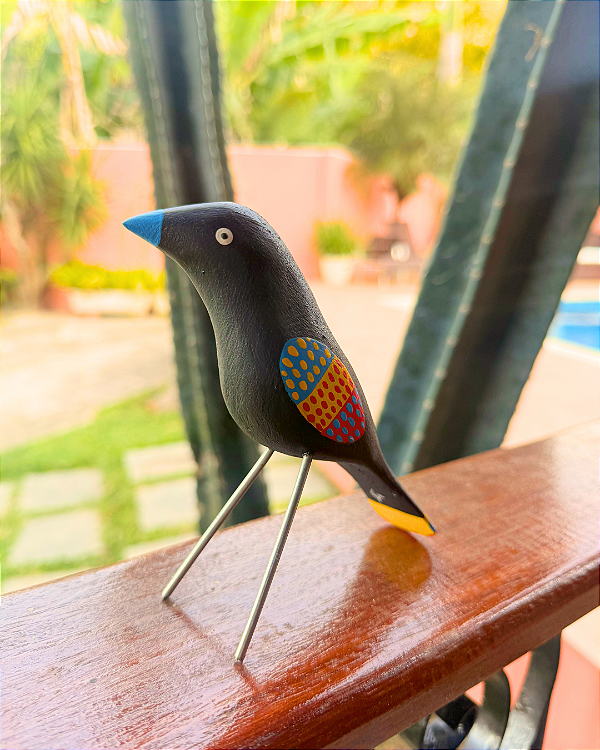 Passarinho Preto (12cm)