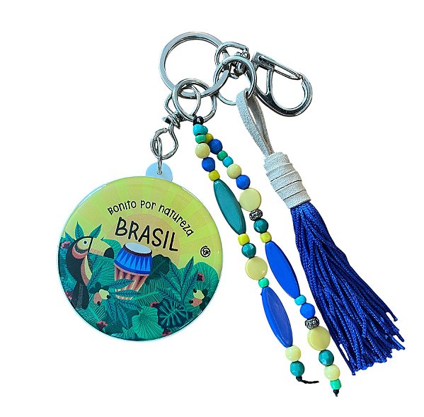 Chaveiro Brasil - Bonito por Natureza