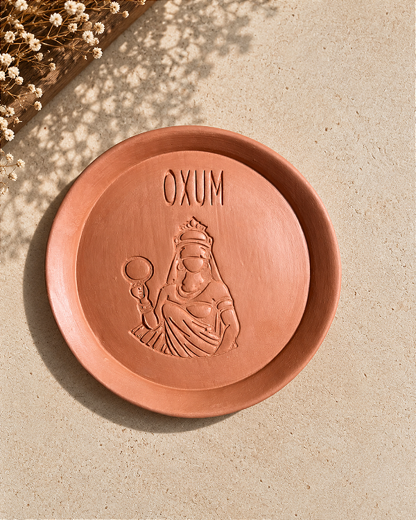 Pratinho Cerâmica - Oxum (12cm)