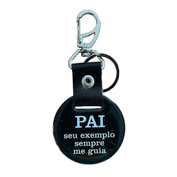 Chaveiro Couro- Pai Exemplo