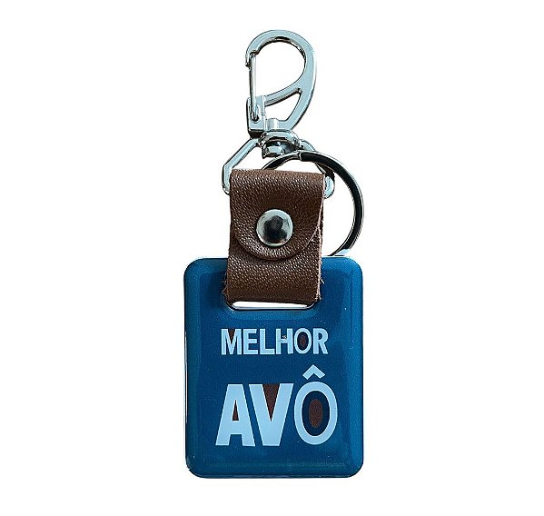 Chaveiro Couro-Melhor Avô